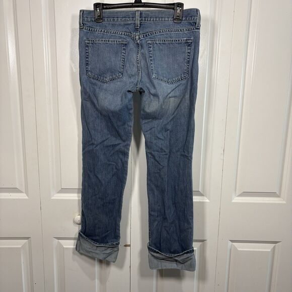 Old Navy Jeans Sz 6R Y2K Low Waist Vintage Denim Straight Leg 2000s Core Retro - Picture 2 of 9